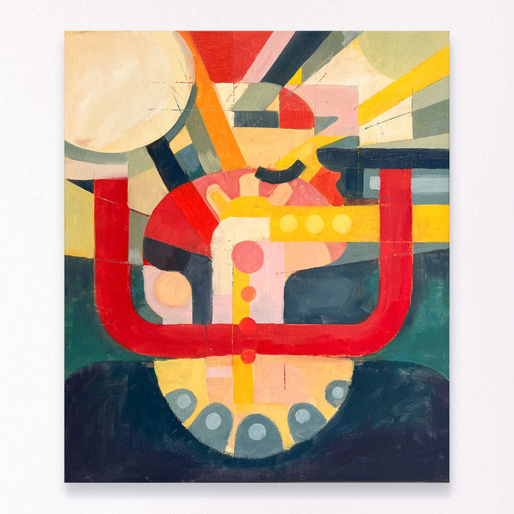 Oil painting entitled Flow by Jody Ghani Nordby