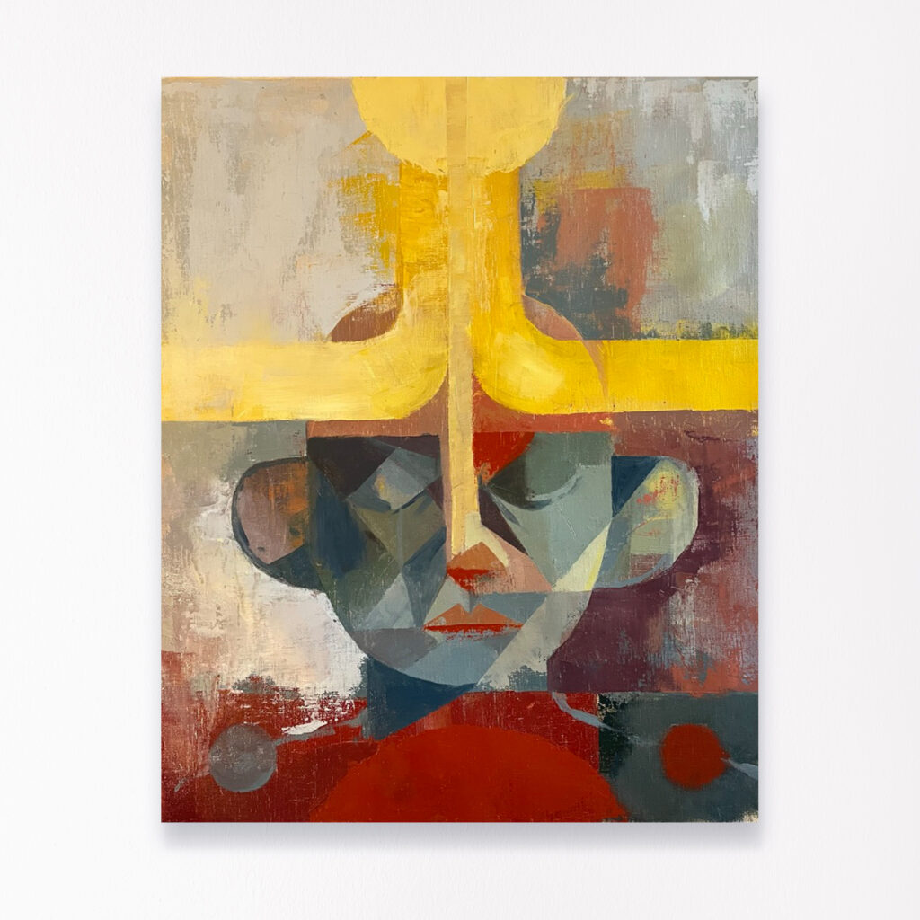 Oil painting entitled Keep by Jody Ghani Nordby