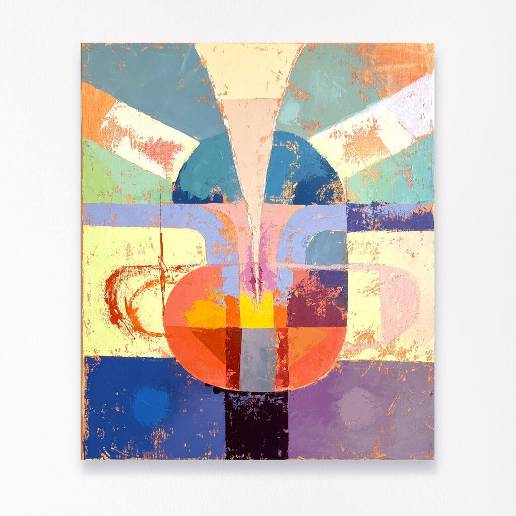 Oil painting entitled Let's Just by Jody Ghani Nordby